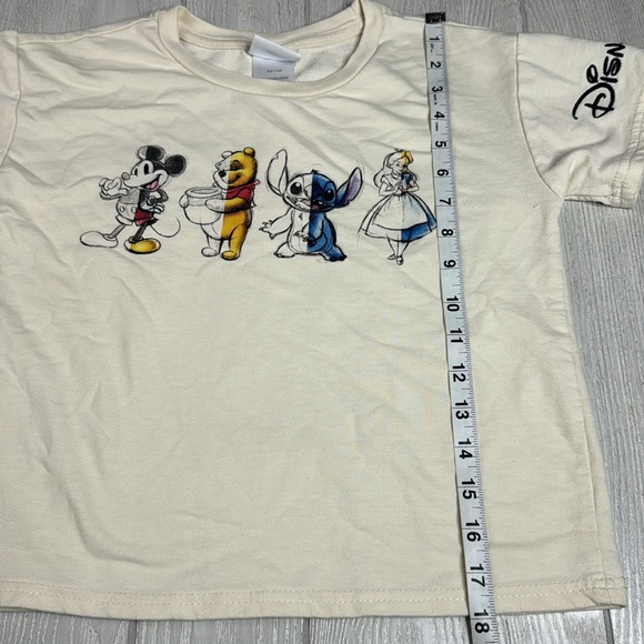 Disney 100 years celebration T-shirt, Mickey, Pooh, Stitch Alice girls 14/16 - Picture 4 of 7
